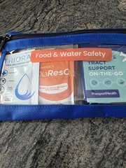 Passport Health Emergency Food & Water Safety Kit for Travel Abroad