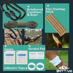 Survival Kit 37 in 1 Survival Gear, Survival Gear Tool Emergency Gift