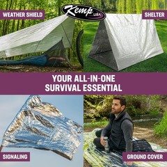 Emergency Mylar Blanket Pack of 25 – Lightweight Thermal Reflective Survival Gea