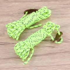 6 Pack Reflective Rope Buckle Camping Tent Guy Ropes Windproof String