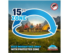 Thermacell Fuel-ZoneGuard Backpacker Mosquito Repellent Mat Refill; 15-FT Zone o