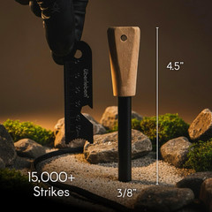 Überleben | Zünden Original Ferro Rod Fire Starter Survival Tool – up to 15,000