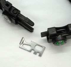 2 Shuangjishan Emergency Bracelets Survival Gear Whistle Compass Knife SOS led
