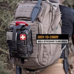 EVERLIT 250-Pc Survival First Aid Kit, IFAK Emergency Gear for Outdoor