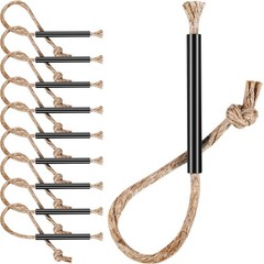 Cuerda para encender fuego con mecha de supervivencia y funda de aluminio