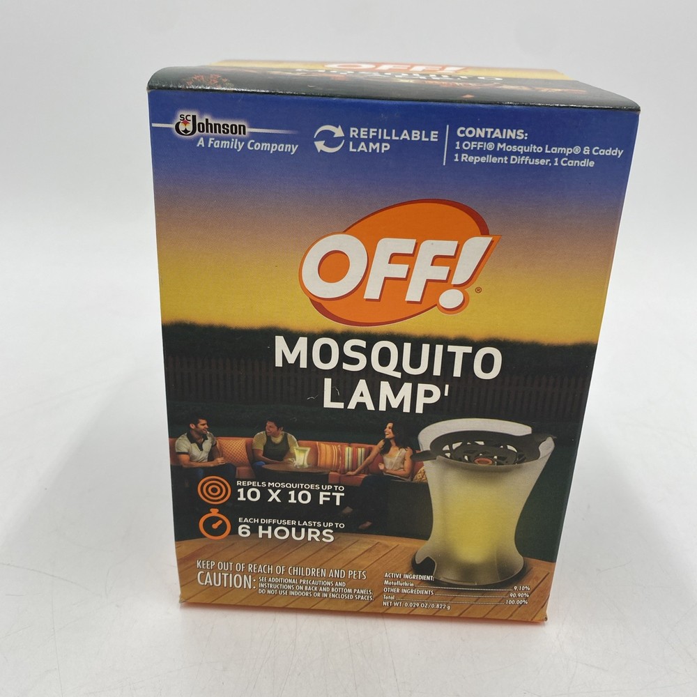 Lot of 2 OFF! Mosquito Lamps Refillable Outdoor Repellent Patio Camping