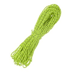 1PCS 2 mm 98FT Reflective Guyline Camping Paracord 3 Strands, Fluorescent Green