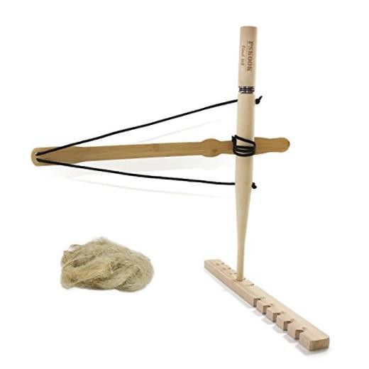 Bow Drill Kit Fire Starter, Primitive Wood, Survival *Single-Player Edition