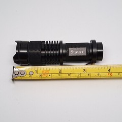 Stauer Survival Box Kit in Original Stainless Steel Box Flaslight Watch Tool