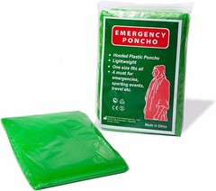 Always Prepared Lightweight Rain Ponchos with Hood – 6 Pack and BOGO Deal –