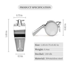 Whistle Outdoor Large Volume Whistle Disaster Prevention Goods 304 Stainless …