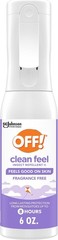 OFF! Clean Feel Insect Repellent Misting Spray Fragrance-Free Bug Spray