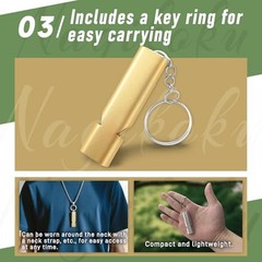 Whistle Emergency Whistles Premium Lifeguard Safety Whistle for 5 Pack Silver