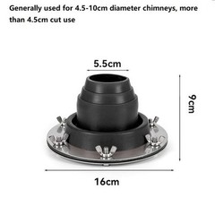 Tent,Stove Outdoor Camping Wood Stove Chimney,Fireproof For PROTECTION Silicone