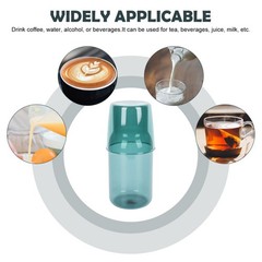 Water Glass Bottle Set Travel Drinking Cup Reusable Cups Pitcher