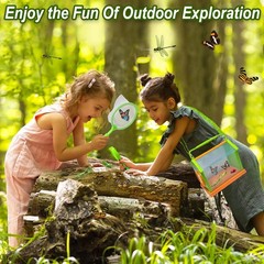Explorer Set for Kids Ages 4 and Up, 12 Piece Explorer Set Kid Ages 5, with Insect Box…