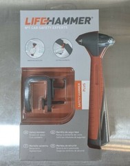 Lifehammer Car Safety Hammer Plus Auto Quick Click Mounting 7″ Brand New