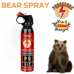 Feloiy Bear Spray Powerful Stream Strongest Legal Formula 11 Ounce 30 Ft