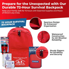 All-in-one-2 Person Emergency Survival Backpack Kit | Hurricane,BugOut Bag