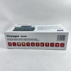 Green Kaito KA500 Voyager Solar Crank Battery Survival Radio AM FM Shortwave New