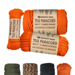 Mossy Oak Paracord 750 Heavy Duty Nylon Paracord Survival Rope Ideal For