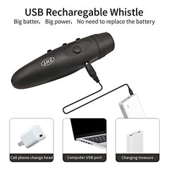 Electronic Whistles for Referees with USB Charging, 3 Tone High Volume Emerge…