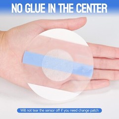 Ultra-Thin Transparent Sensor Covers for Libre 3 – 50 Count Waterproof Patches