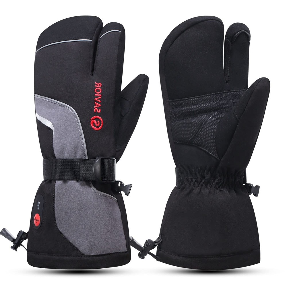 Savior Heat Heated Mittens Battery Gloves Men Womenflexible Crab Finger
