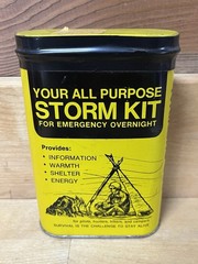 Storm Kit Survival Tacoma Mountain Rescue Unit NEVER OPENED Tin VTG/NOS #1
