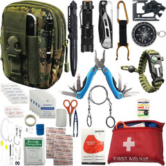 Survival Kit with Emergency Gear for Camping, Hiking & Outdoor Survival