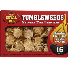 Oak Red Box Tumbleweeds All Natural Odorless Fire Starter (16-Pack) OAK