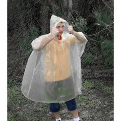 2 UST Emergency Poncho Clear Ultralight Rain Jacket Survival gear Bug Out Bag