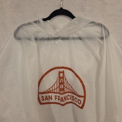 San Fransisco Golden Stare Bridge Adult Poncho Light Weight Reusable Plastic Z-1