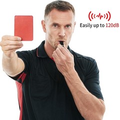 Loud Plastic Whistles with Lanyards – 3 Pack for Coaches, Referees & Emergencies