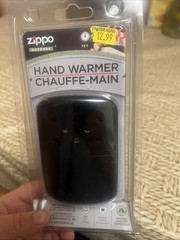 Zippo 12-Hour Black Matte Refillable Hand Warmer