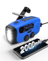 Emgykit Hand Crank Radio with LED Flashlight & SOS Function