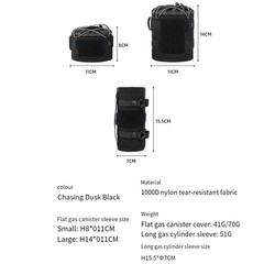 Camping Gas Canister Cover For Outdoor Camping Large Gas Tank Cover For Camping