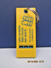 Safety Whistle Keychain Promoting Water Safety