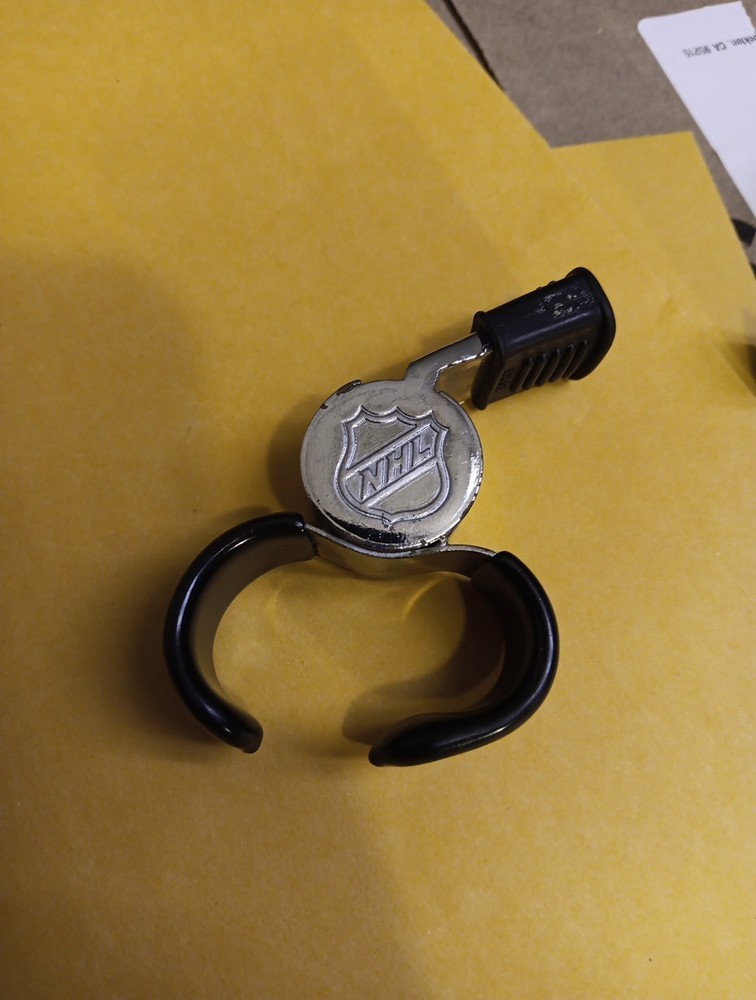 Vintage Official NHL Hockey Fox40 Force Referee Whistle w/ Finger Grip WORKING