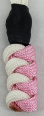 Paracord ~ Pink/White ~ Zipper Pull/Knife Lanyard/Key Fob/Tool Keeper ~ 5