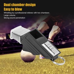 Mortun Whistle Non ‑ Core High Frequency Referee Whistle Adjustable Nylon Hanger