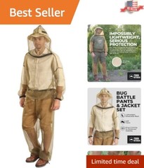 Adjustable Drawcord Bug Suit with Instant Access Head Cover – Outdoor Comfort