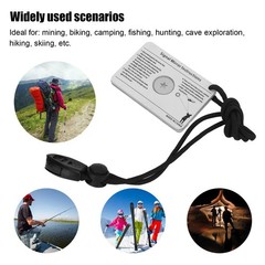 2.3 Inch Signal Mirror Survival Reflective Mirror with Aim Indicator & Whistl…