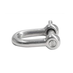 Eilumduo 10Pcs M5 3/16″ Stainless Steel Mini D Shaped Bow Shackle for Paracor…