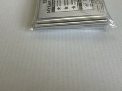 One Emergency Mylar Thermal Blanket NIP 84×52 Silver