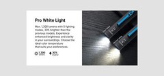 Olight Arkfeld Pro 1300 Lumen Rechargeable Flashlight with UV Light & Laser