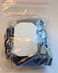 Tent String Kit, 550 Para Cord 30 Feet +Tarp Clips + Glow Zippers + Soap Sheets