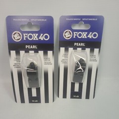 Lot of 2 – Fox 40 Pearl Safety Whistles – Pealess – 90dB – Sealed – Canada- READ