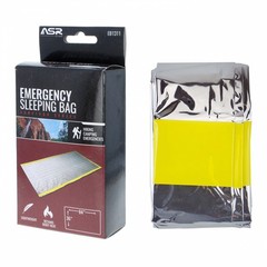 Emergency Sleeping Bag Mylar Insulated Heat Light Weight 84×36 Inch