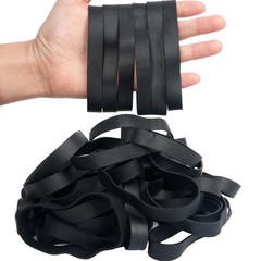 HAIDIBAO-Rubber Bands 40 Pcs size#105 Big black rubber band large Black